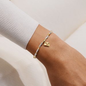 Joma Jewellery Little Stories Sending Love Your Way Silver & Gold Plated Bracelet