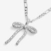 Joma Jewellery Loved By You Bow Silver Plated Necklace
