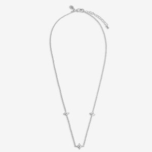 Joma Jewellery Loved By You Cz Clover Silver Plated Earrings