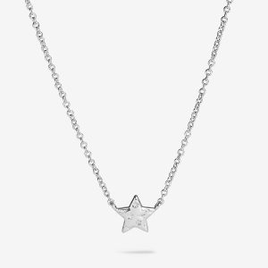 Joma Jewellery Necklace Christmas Cracker Merry Christmas Silver Plated