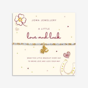 Little Stories 'Love And Luck' Bracelet In Silver and Gold Plating
