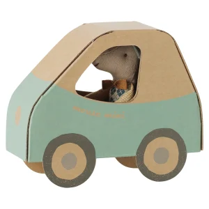 Alternative view of Maileg Driver mouse, Little brother