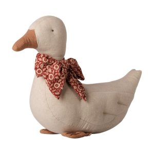 Maileg Duck with bow - Sand