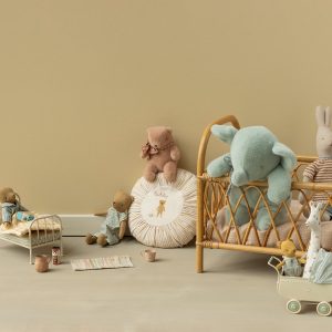 Maileg Elephant plush, Medium - Soft mint