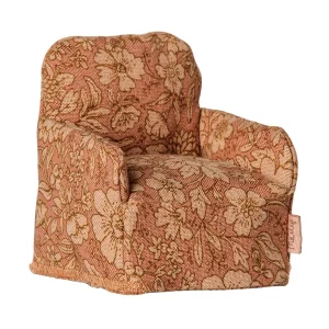 Maileg Folding chair, Mouse - Flower