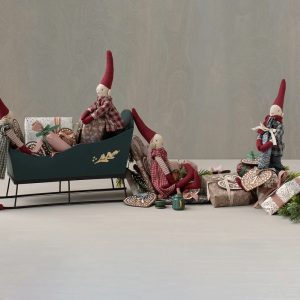 Alternative view of Maileg Sleigh, Mini - Green