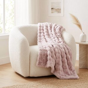 Malini Raffles Baby Pink Throw