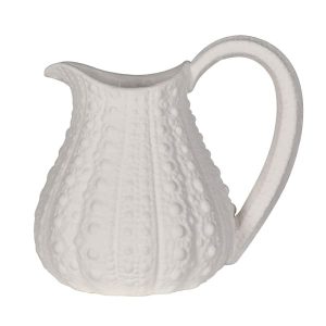 Alternative view of Matte White Urchin Jug