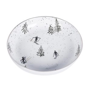 Set of 2 Deep Skiing Plates