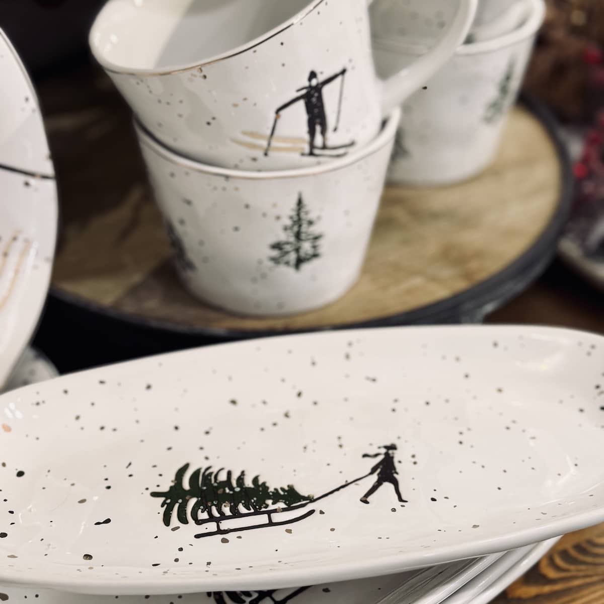 Set of 4 Sledge Platter Plate - Image 4