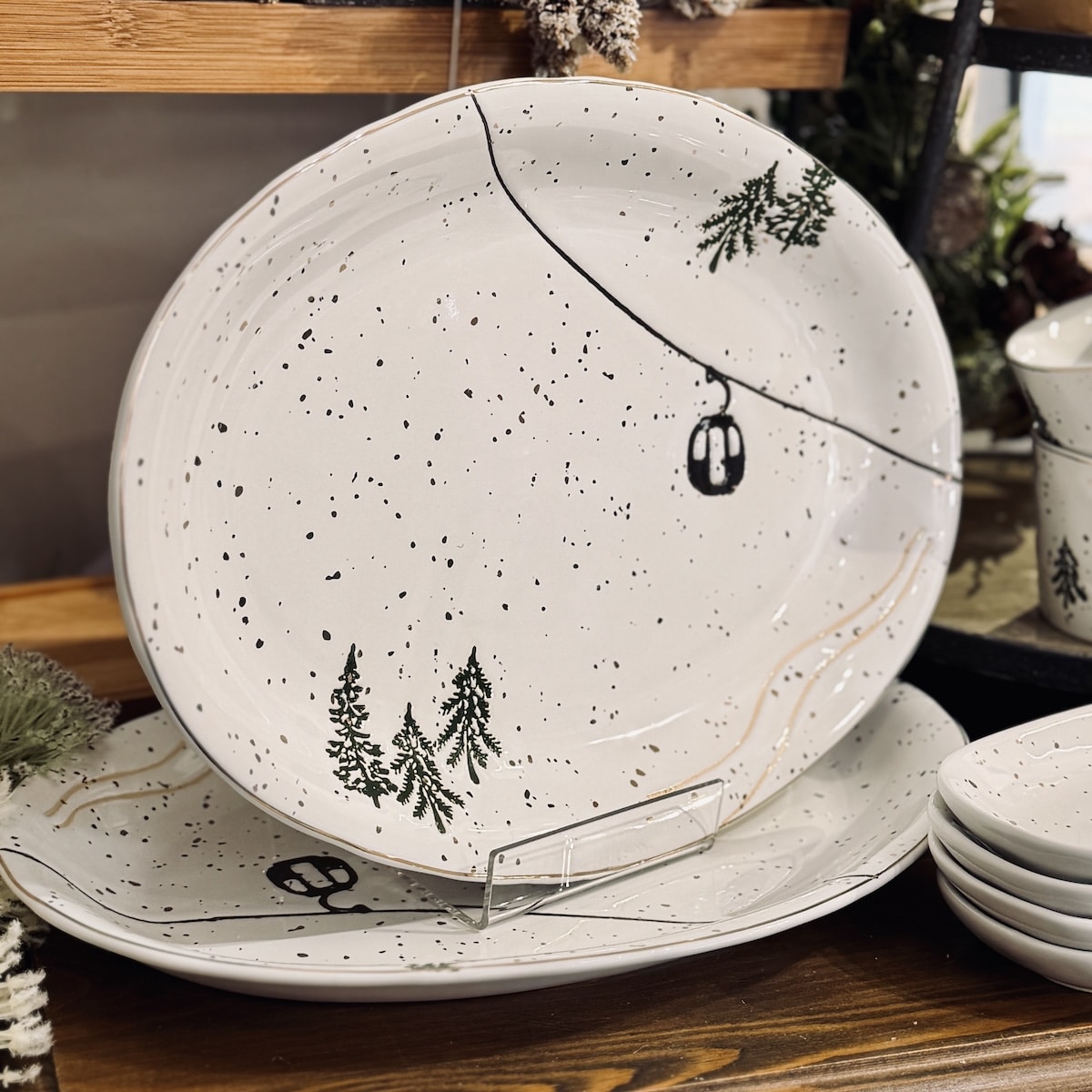 Ski Lift Platter Plate
