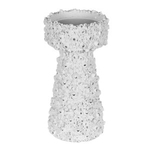 White Barnacle Candle Holder