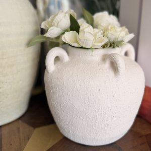 Alternative view of White Toby Vase