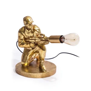 Antique Gold Toy Soldier Table Lamp