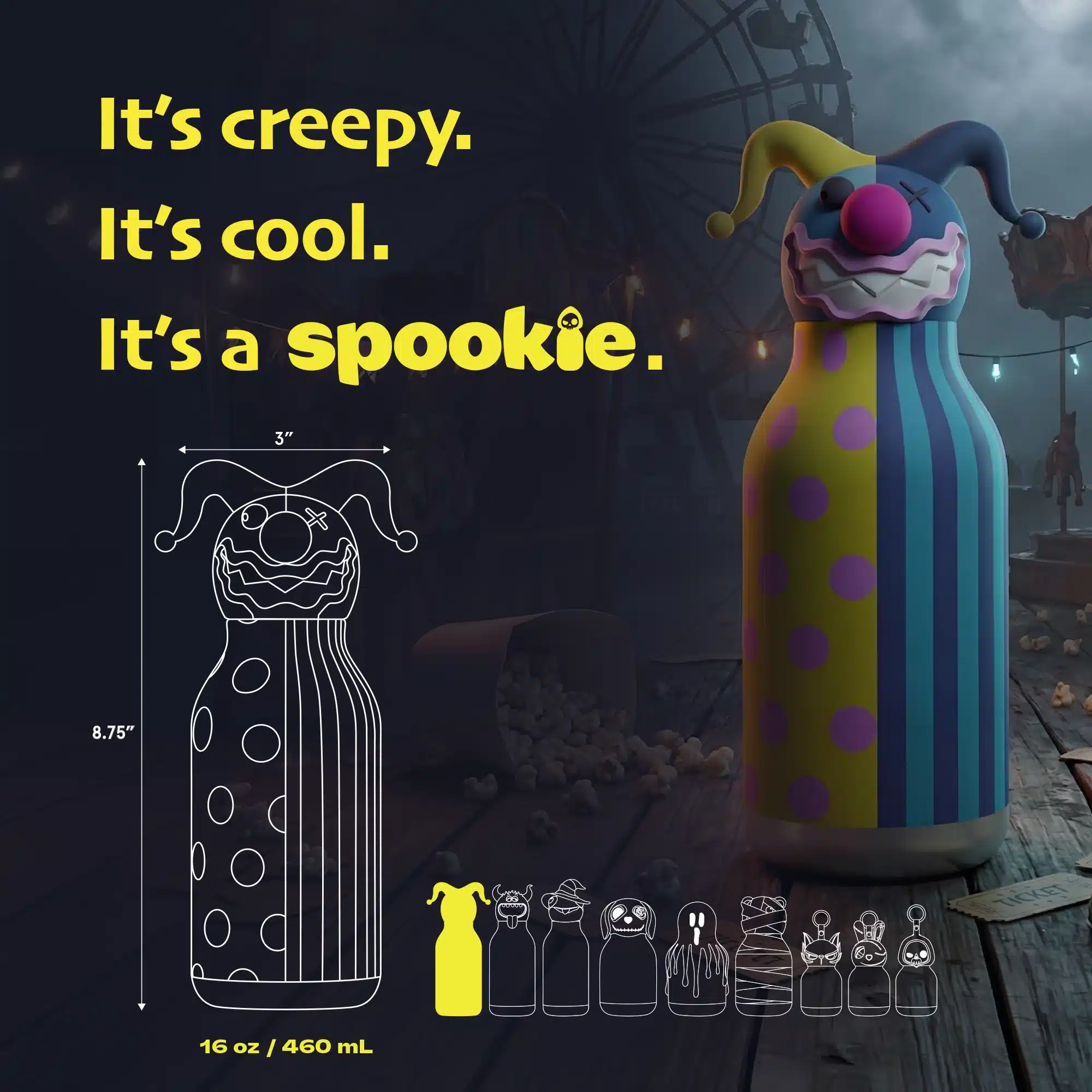 Asobu Clown Spookie Bottle - Image 4