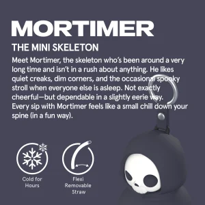 Asobu Mini Skeleton Spookie Bottle