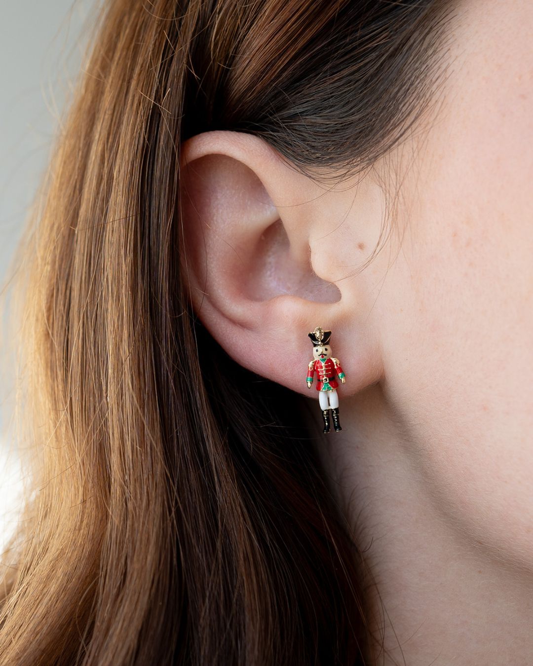 Bill Skinner Nutcracker Stud Earrings