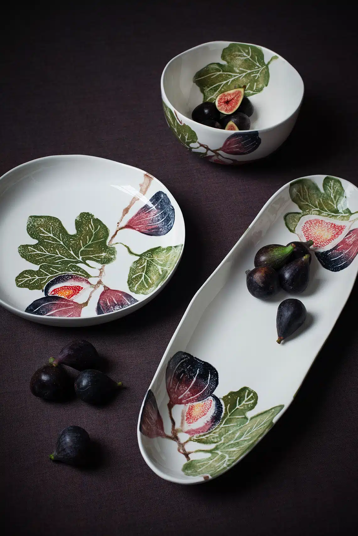 BlissHome Figs | Oval Shallow Platter