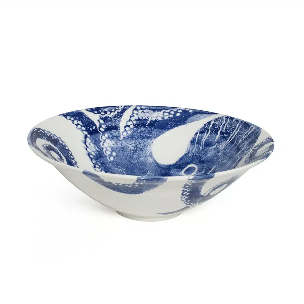 BlissHome Creatures | Octopus Salad Bowl (Blue)