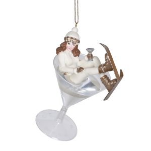 Edina 'Cocktail Glass' Bauble