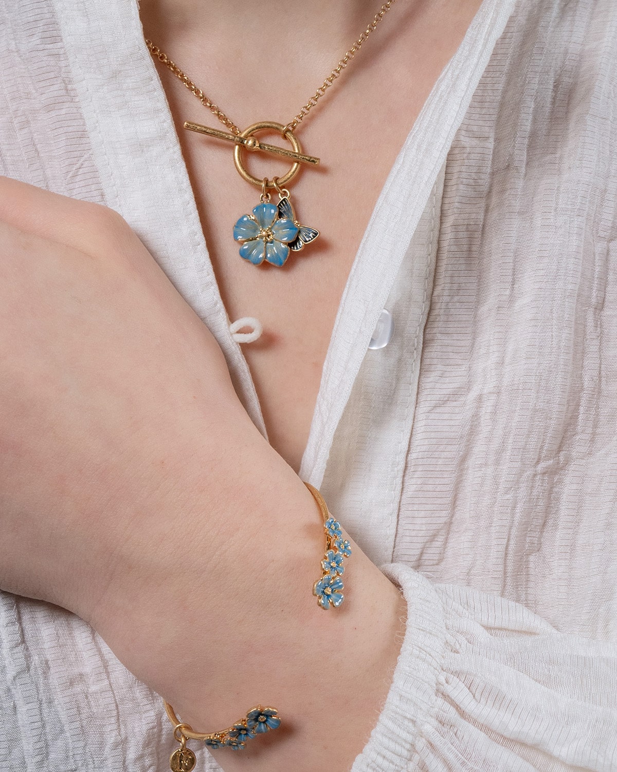 Fable England Forget-Me-Not Bangle
