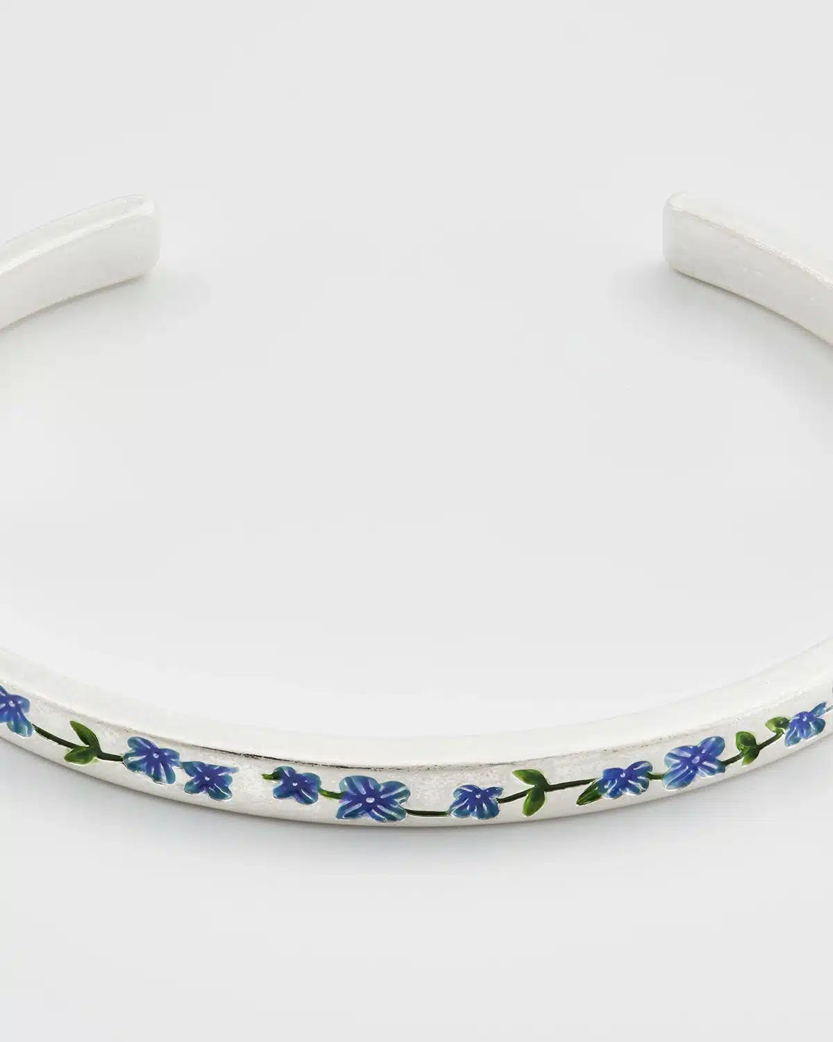 Fable England Forget Me Not Silver Bangle