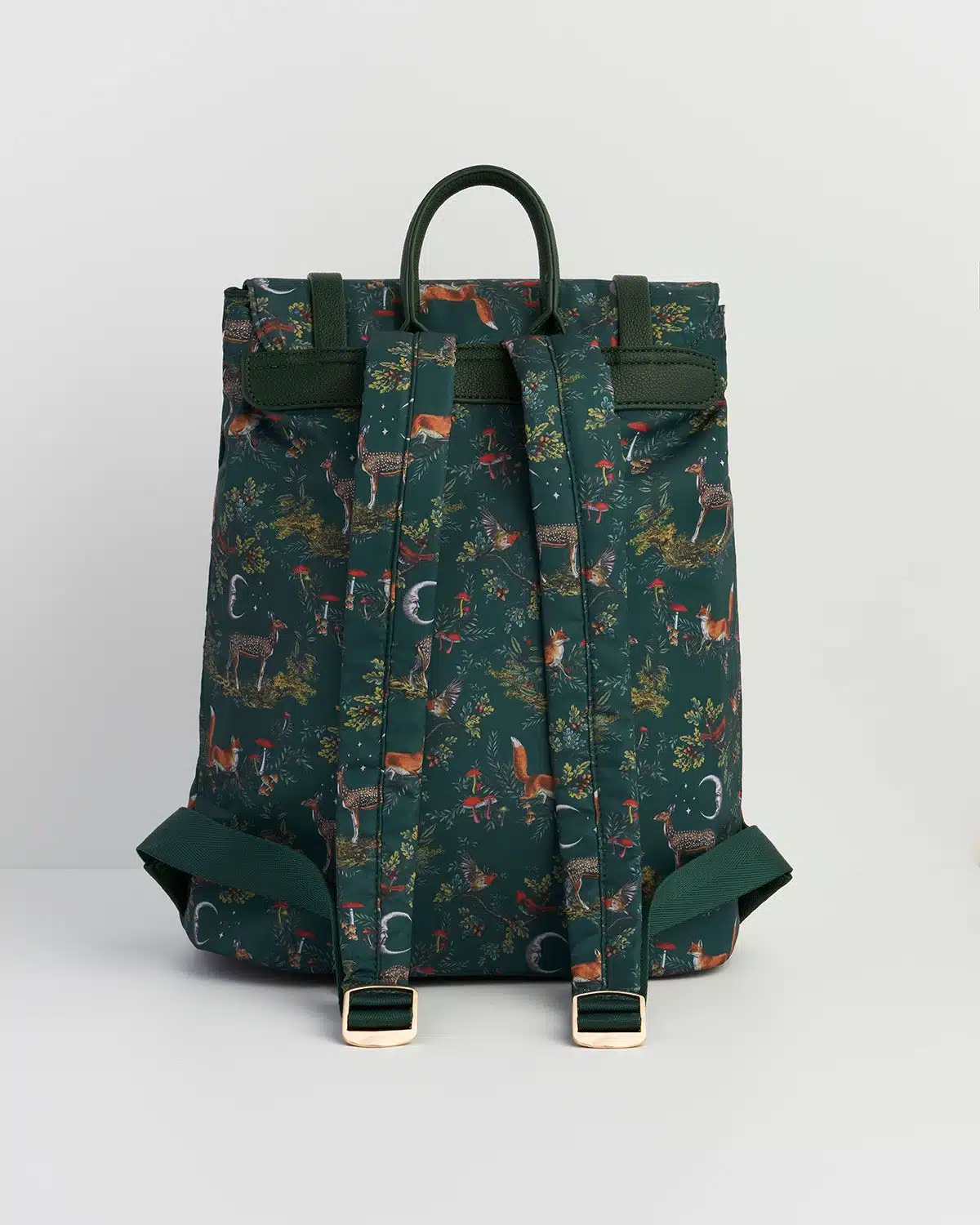 Fable England Into the Woods Green Buckle Medium Backpack - Image 3