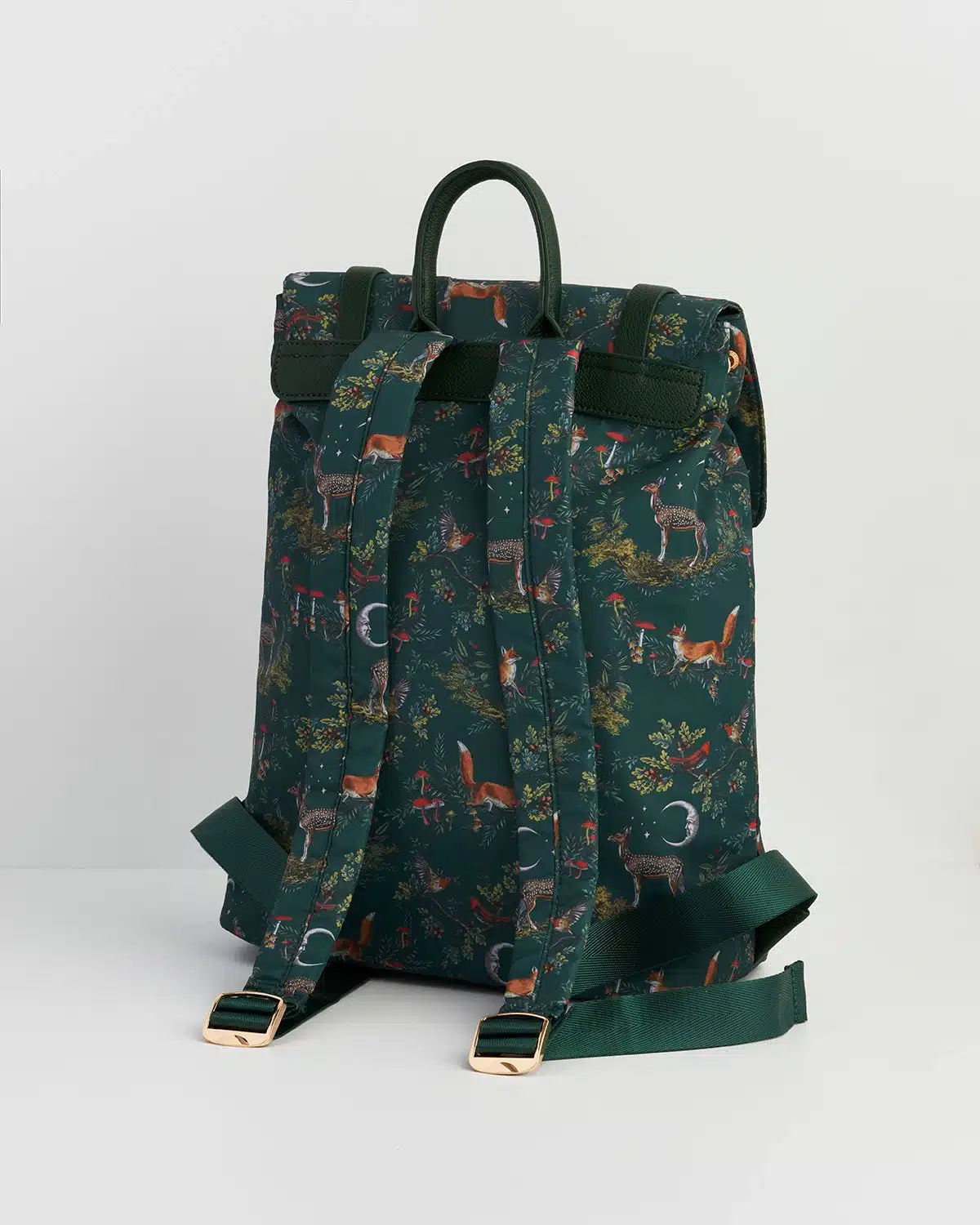 Fable England Into the Woods Green Buckle Medium Backpack - Image 5