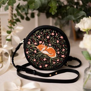 Fable England Sleepy Fox Circle Bag