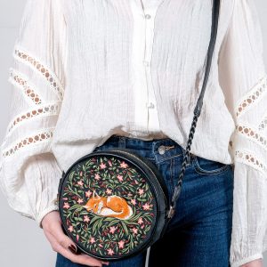Fable England Sleepy Fox Circle Bag