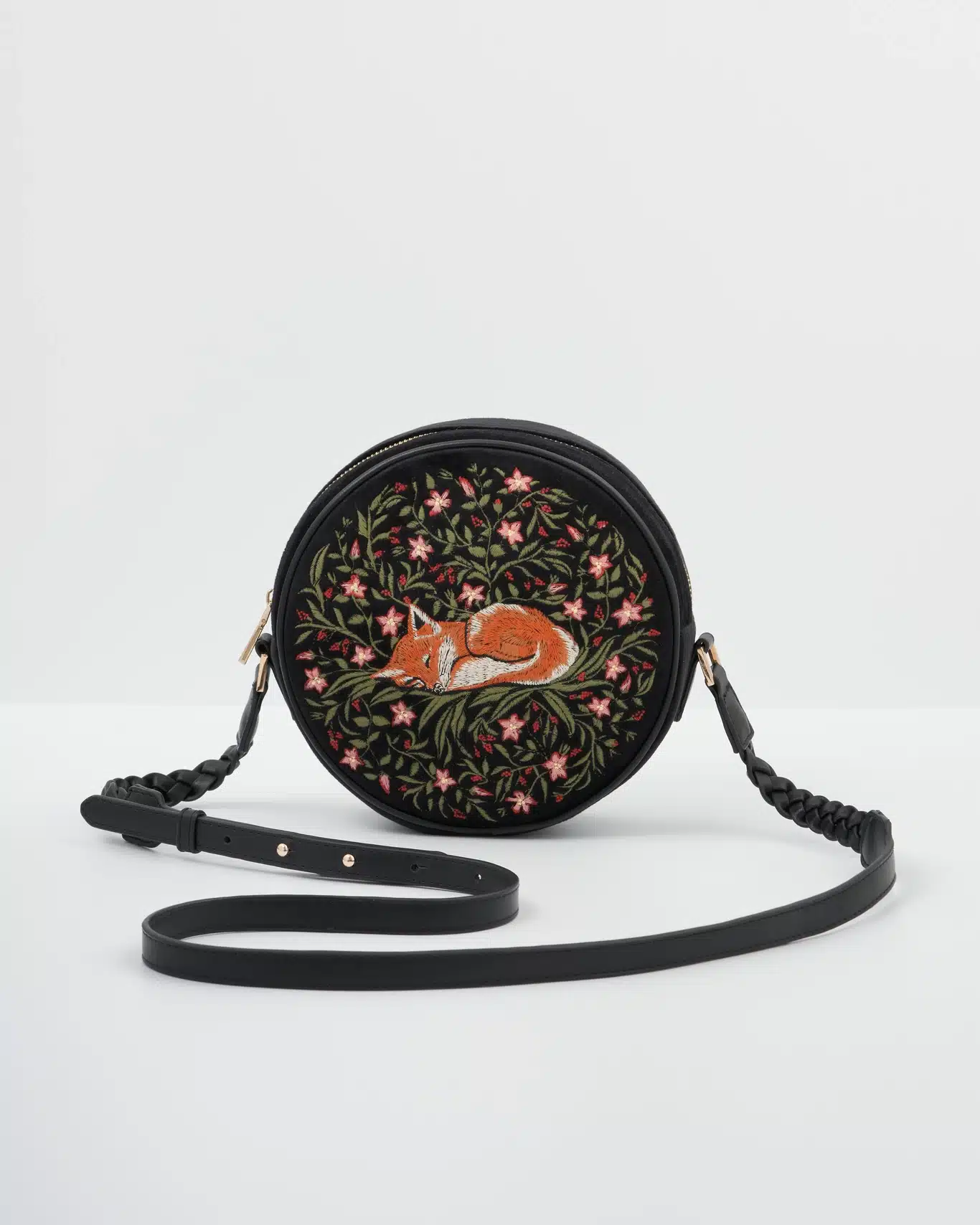 Fable England Sleepy Fox Circle Bag