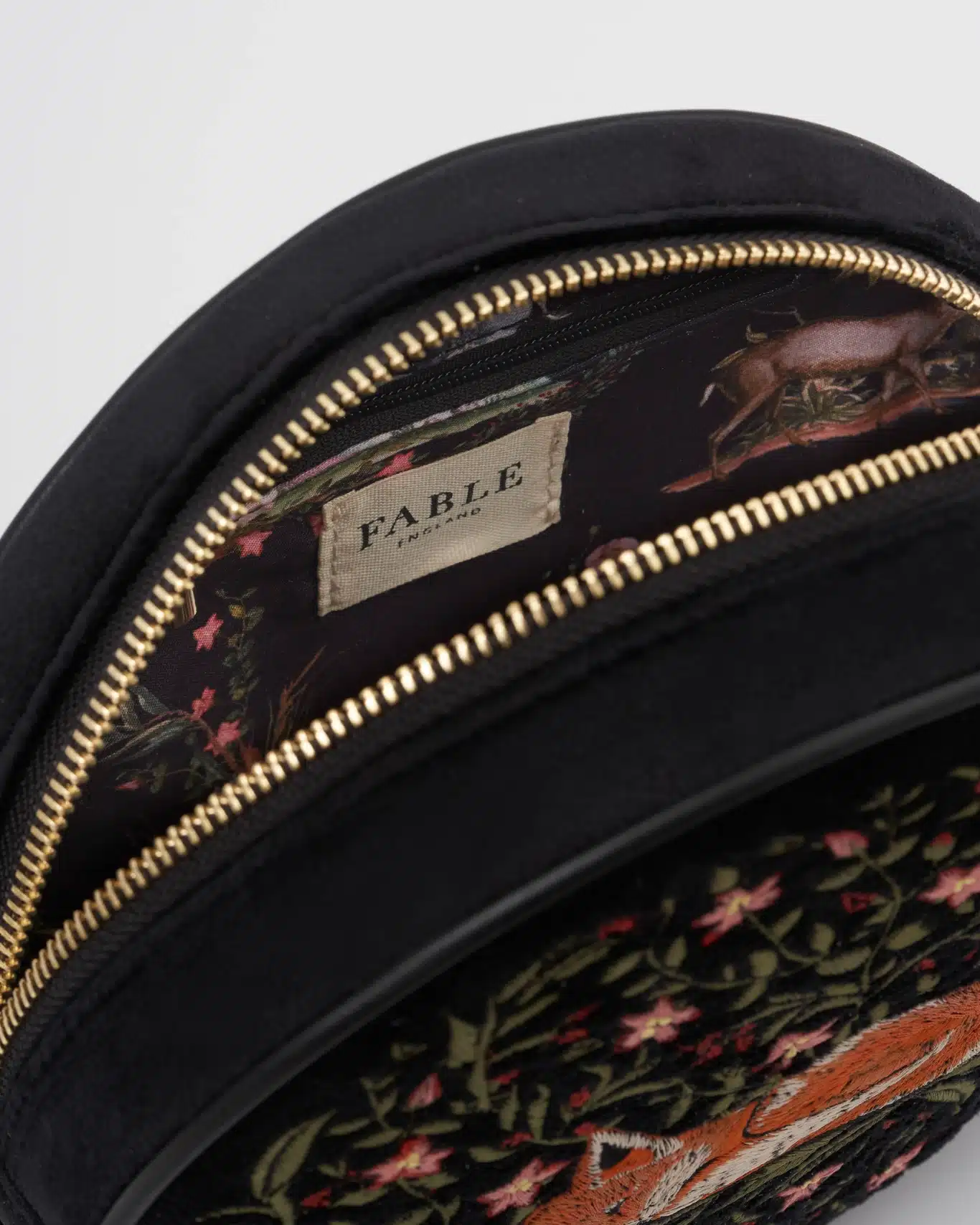 Fable England Sleepy Fox Circle Bag