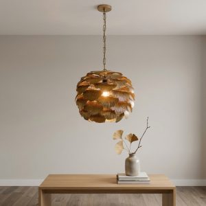 Gingko Leaf Ceiling Pendant Light
