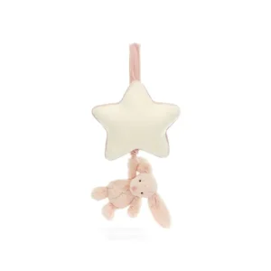 Jellycat Bashful Blush Bunny Musical Pull