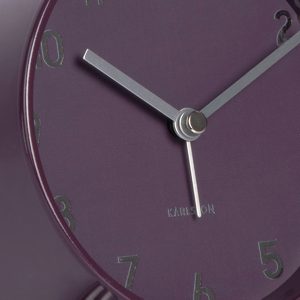 Karlsson Alarm Clock Cadiz Elan Plum Purple