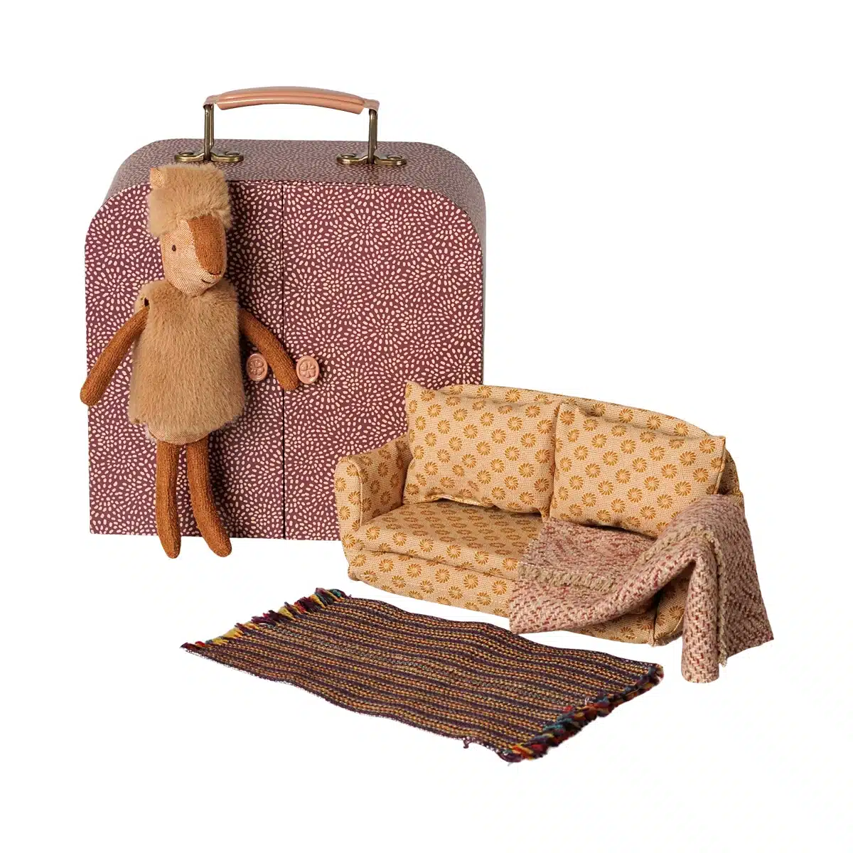Maileg Reindeer in suitcase, Little sister