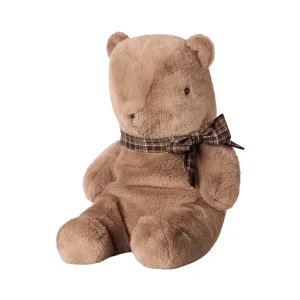 Maileg Teddy bear plush, Large - Dark mushroom