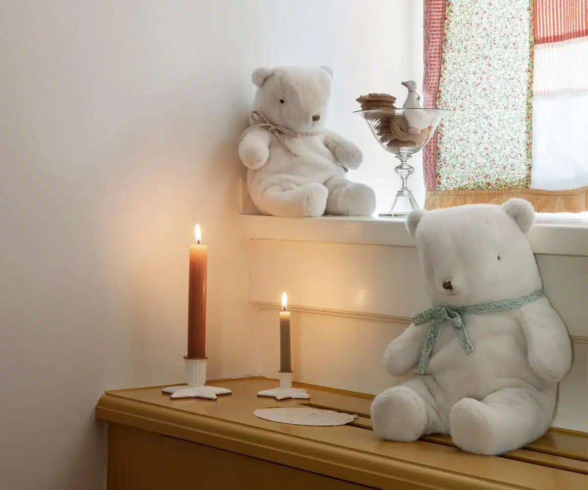Maileg Teddy bear plush, Medium - Off white
