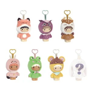 Alternative view of Momiji Sugar Plum Wood Pendant Plush Surprise Box, Assorted
