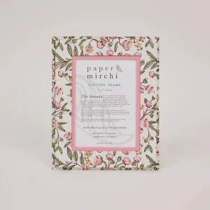 Alternative view of Paper Mirchi Block Printed Picture Frame