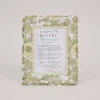 Paper Mirchi Block Printed Picture Frame ild rose buttercream