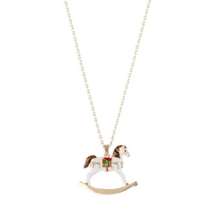 Rocking Horse Pendant Necklace