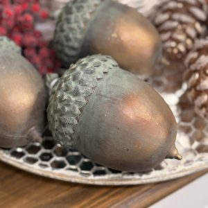 Small Verdigris Acorn