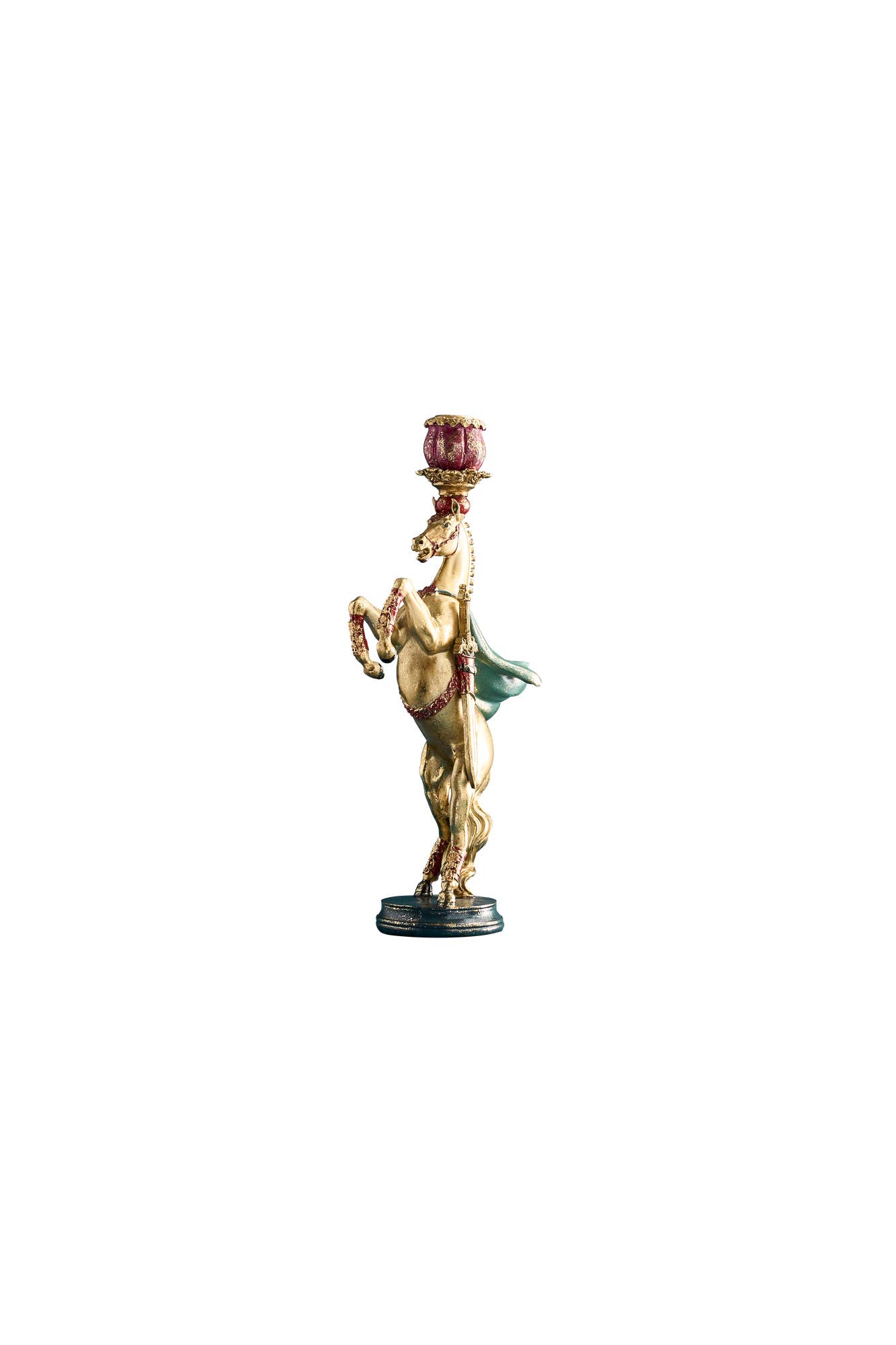 WERNS® Candelabra Circus Horse, Gold - Image 8