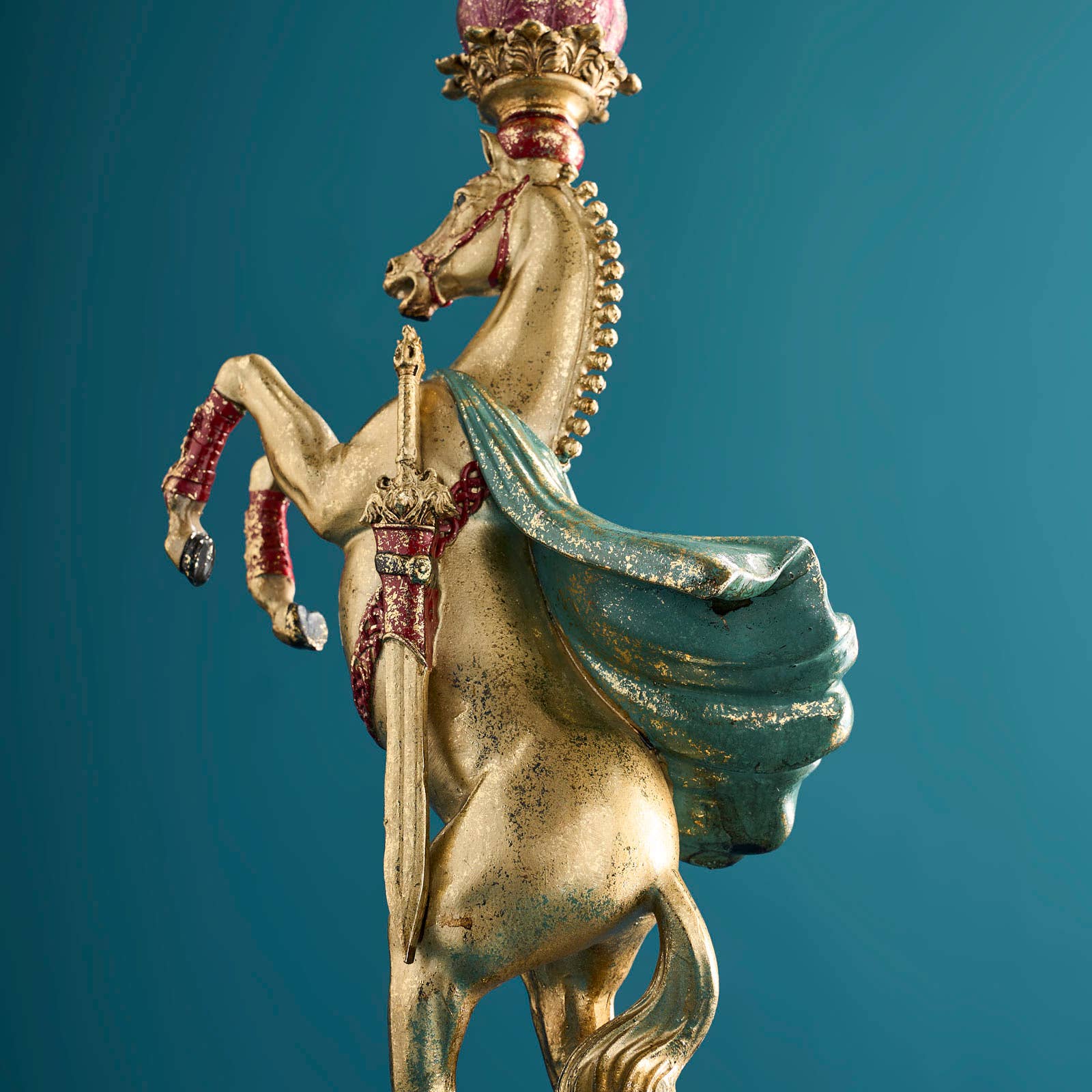 WERNS® Candelabra Circus Horse, Gold - Image 7