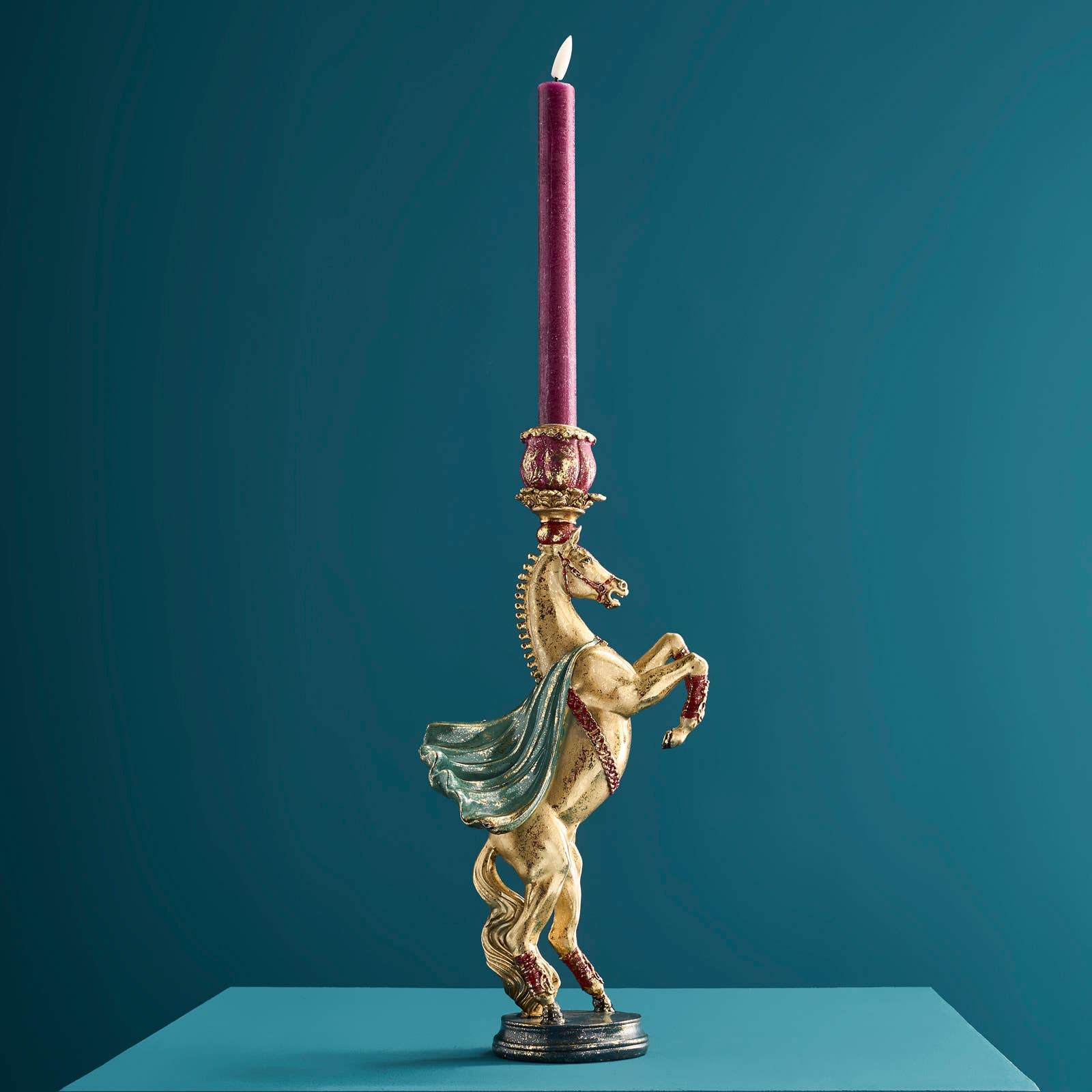 WERNS® Candelabra Circus Horse, Gold - Image 6
