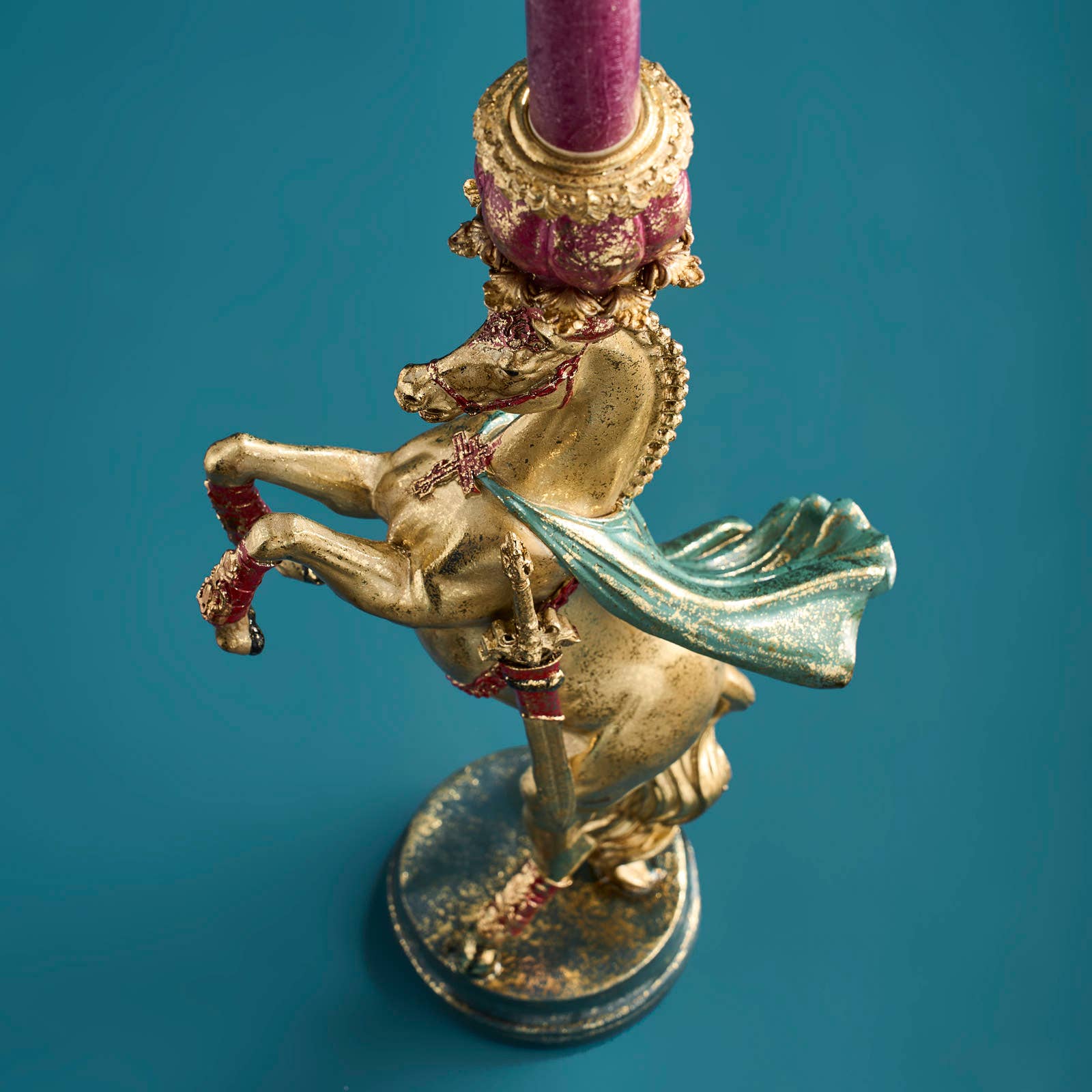 WERNS® Candelabra Circus Horse, Gold - Image 5