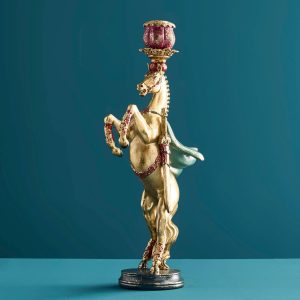 WERNS® Candelabra Circus Horse, Gold