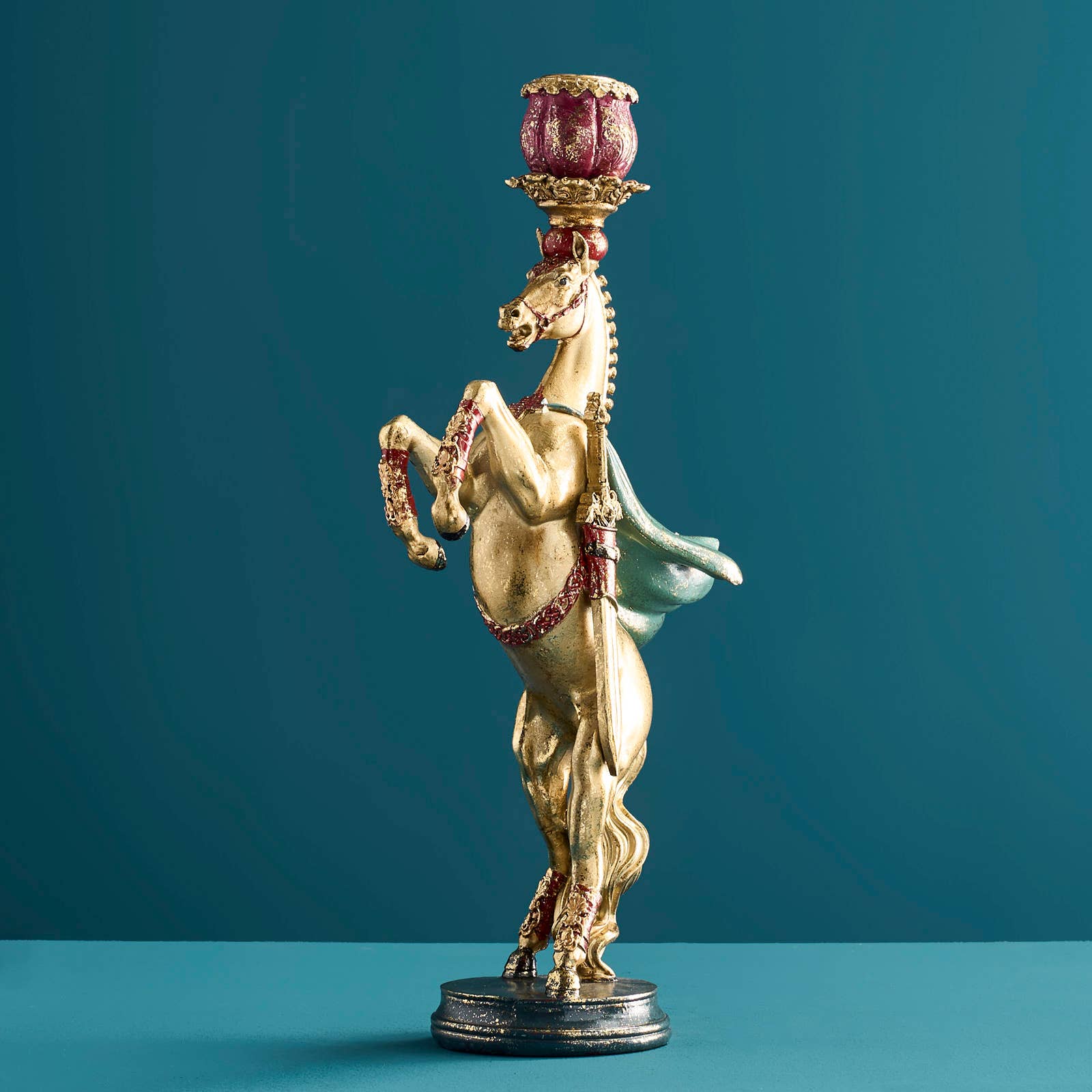 WERNS® Candelabra Circus Horse, Gold