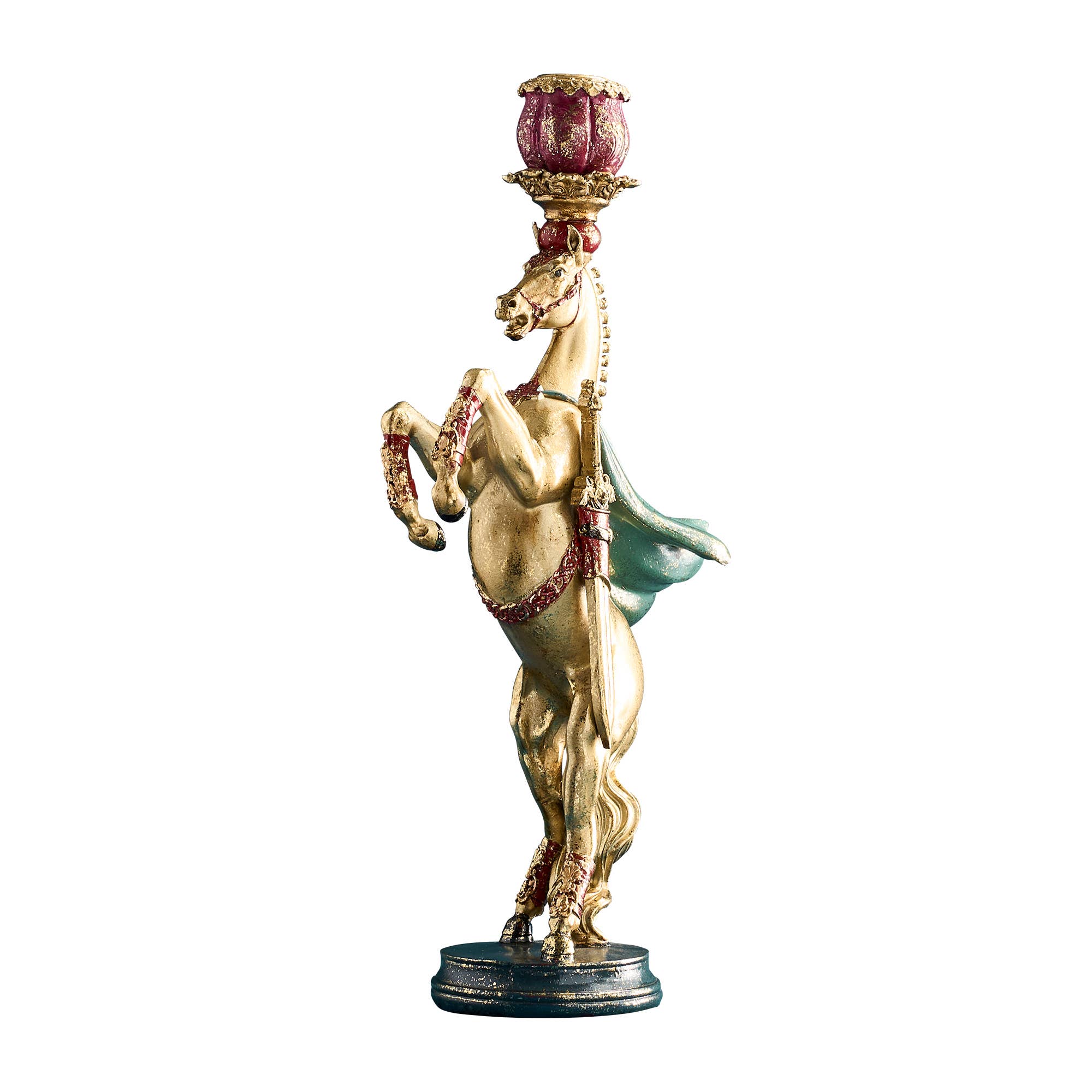 WERNS® Candelabra Circus Horse, Gold - Image 4